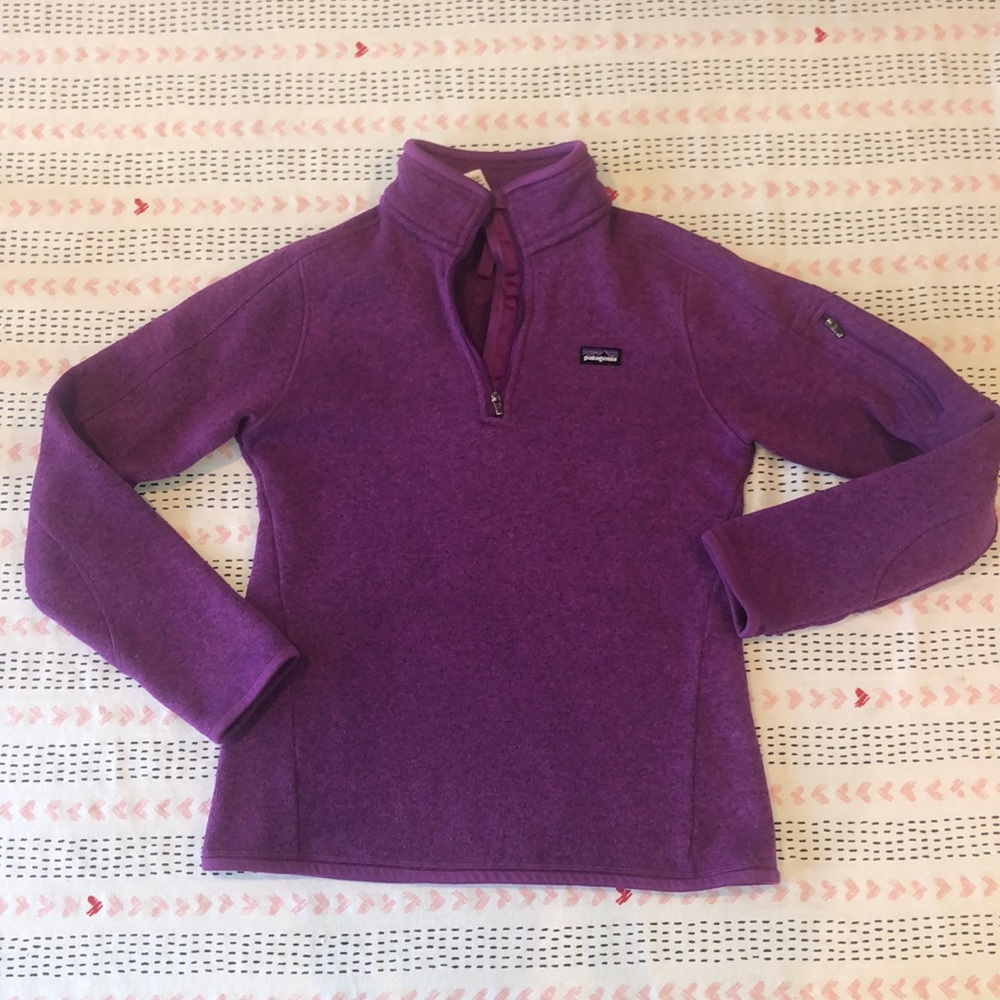 Patagonia women’s 1/4 zip Better Sweater sz sm
